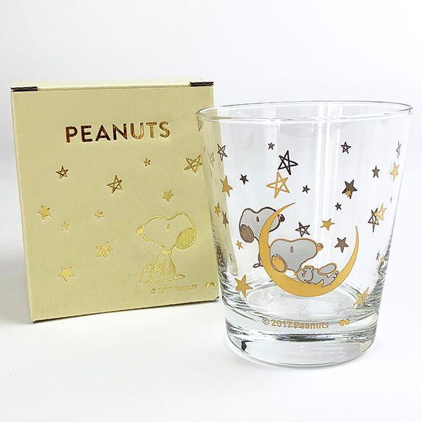 PEANUTS-スヌーピー-グラス-STAR-GOLD-コップ-食器-ゴールド-グッズ-日本製 商品画像3：キャラグッズPERFECT WORLD TOKYO