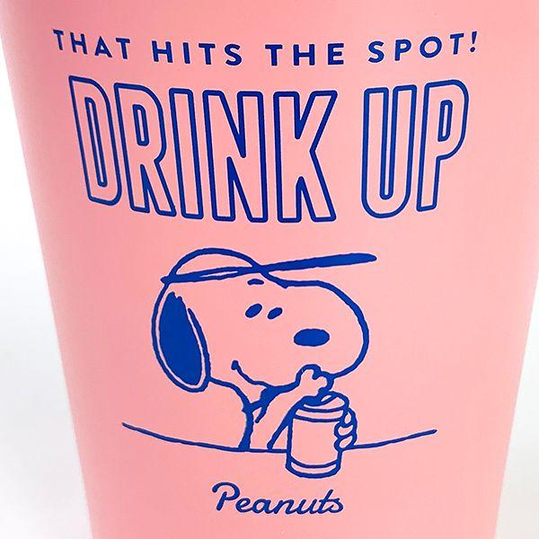 スヌーピー-SNOOPY-ステンレスタンブラー-DRINK-UP-タンブラー-ステンレス-コップ-カップ-保冷-保温-ピンク-グッズ 商品画像2：キャラグッズPERFECT WORLD TOKYO