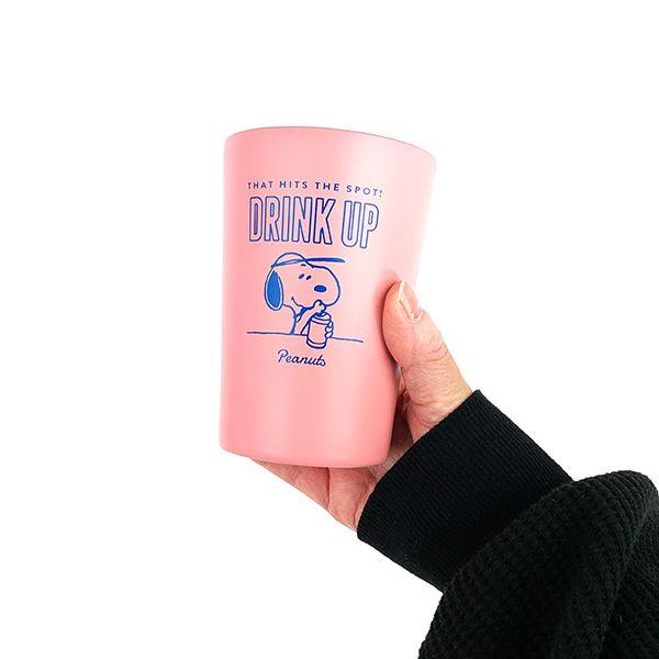 スヌーピー-SNOOPY-ステンレスタンブラー-DRINK-UP-タンブラー-ステンレス-コップ-カップ-保冷-保温-ピンク-グッズ 商品画像6：キャラグッズPERFECT WORLD TOKYO