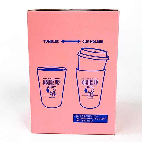 スヌーピー-SNOOPY-ステンレスタンブラー-DRINK-UP-タンブラー-ステンレス-コップ-カップ-保冷-保温-ピンク-グッズ 商品画像8：キャラグッズPERFECT WORLD TOKYO