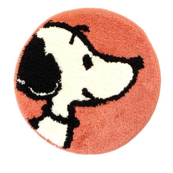 SNOOPY - ショッパー付！スヌーピーミュージアム限定☆ラウンドマット SNOOPY - ショッパー付！スヌーピーミュージアム限定☆ラウンド