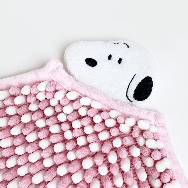 PEANUTS-スヌーピー--MICRO-MOLE-BATH-MAT-バスマット-マイクロモール-吸水-速乾-お風呂マット-ピンク-グッズ 商品画像2：キャラグッズPERFECT WORLD TOKYO