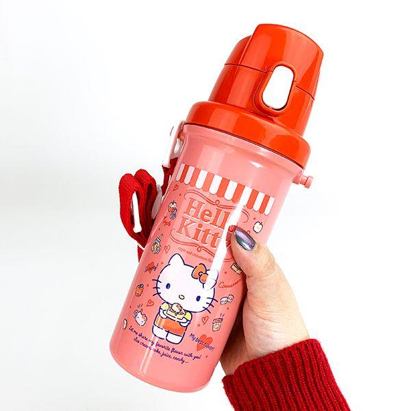 サンリオ-キティ-Hello-Kitty-ハローキティ-アップル-直飲み水筒-ランチ-キッチン-食器-水筒-ボトル-直飲み-グッズ 商品画像8：キャラグッズPERFECT WORLD TOKYO