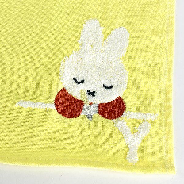 ミッフィー-ｍiffy-イニシャルタオル-Y-タオル-ハンカチ-イエロー-グッズ 商品画像2：キャラグッズPERFECT WORLD TOKYO