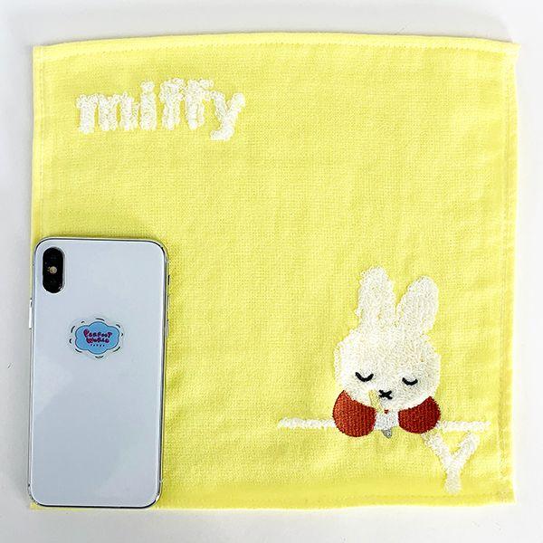 ミッフィー-ｍiffy-イニシャルタオル-Y-タオル-ハンカチ-イエロー-グッズ 商品画像4：キャラグッズPERFECT WORLD TOKYO