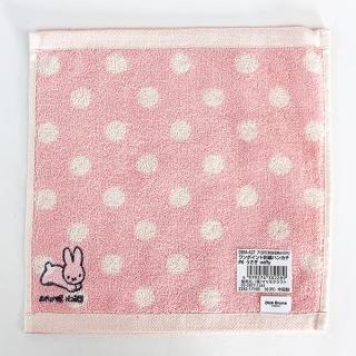 ミッフィー--ワンポイント刺繍-ハンカチ-PK-うさぎ-miffy-刺繍