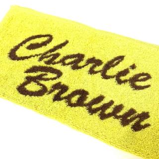 PEANUTS-スヌーピー&チャーリーブラウン-ミニタオル-YE-ハンカチ