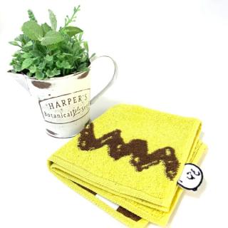 PEANUTS-スヌーピー&チャーリーブラウン-ミニタオル-YE-ハンカチ