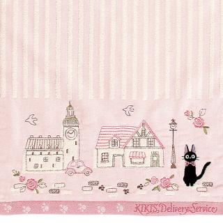 魔女の宅急便　ジジ　フェイスタオル ジブリ グッズ 魔女の宅急便 フェイスタオル 街角(2024) スタジオジブリ ギフト 手洗い 洗面 日用品 たおる ギフト ジジ キャラクター  かわいい | Ｃａｆｅ ｄｅ Ｄｏｎｇｕｒｉ