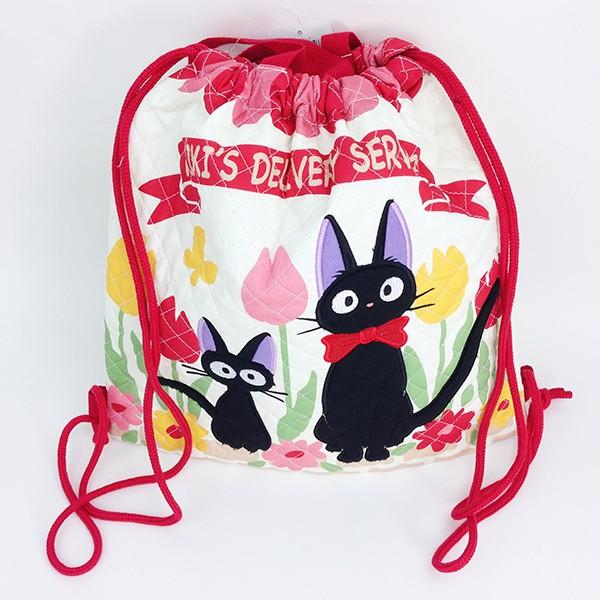 ジブリ-魔女の宅急便-ナップサック-「ジジとチューリップ畑」-入園-入学-グッズ 商品画像5：キャラグッズPERFECT WORLD TOKYO