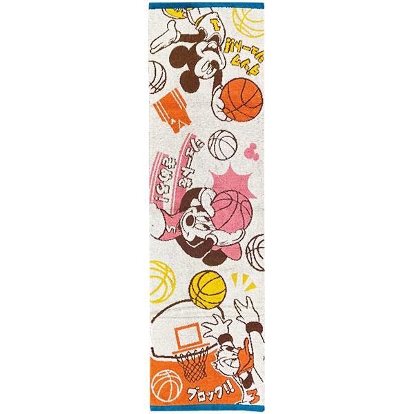 Disney-ミッキー-部活タオル-バスケ部-スポーツタオル-マフラータオル-ロングタオル-部活-グッズ 商品画像2：キャラグッズPERFECT WORLD TOKYO