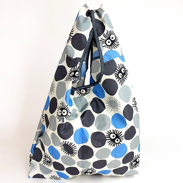 となりのトトロ-まっくろくろすけ-クロスケエコバッグ--バッグ-お買い物袋-ドット柄-グッズ 商品画像3：キャラグッズPERFECT WORLD TOKYO