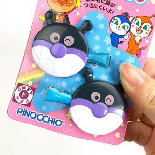 アンパンマン-ばいきんまん-まえがみクリップ-髪留め ヘアピン ヘア