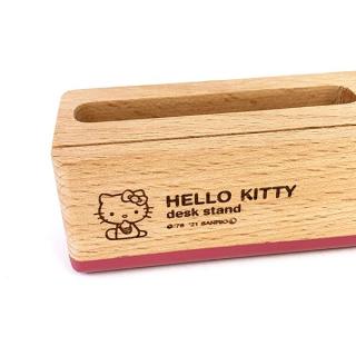 サンリオ　ハローキティ　デスクスタンド　キティちゃん ハローキティ 木製デスクスタンド｜サンリオオンラインショップ