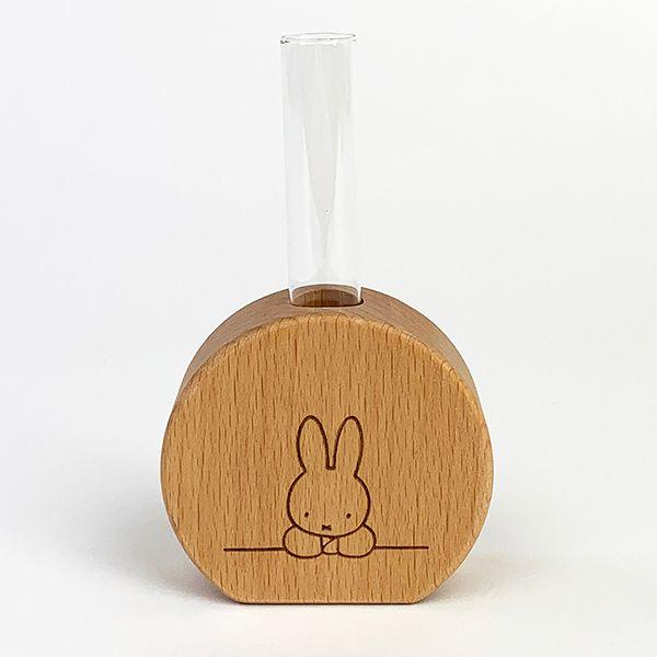 ミッフィー-miffy-グリーンインテリア（ラウンド）-ミッフィー-鉢植え-ミニウッド-茶色-グッズ 商品画像2：キャラグッズPERFECT WORLD TOKYO