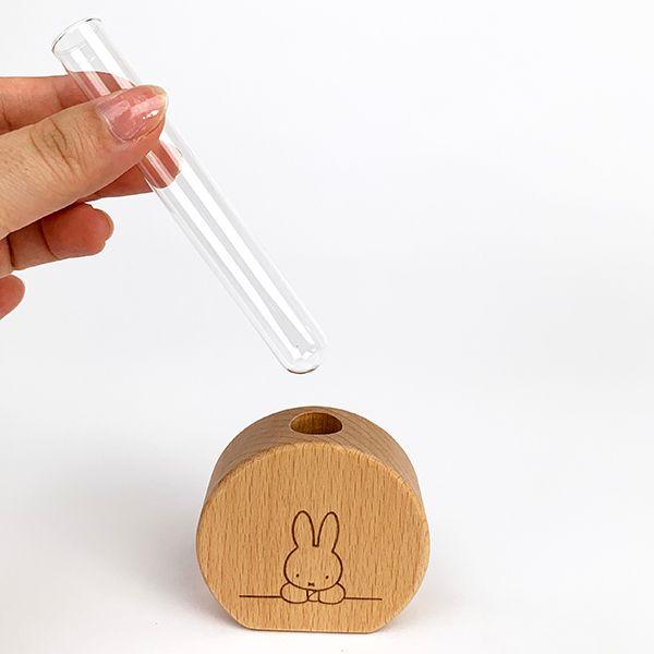 ミッフィー-miffy-グリーンインテリア（ラウンド）-ミッフィー-鉢植え-ミニウッド-茶色-グッズ 商品画像4：キャラグッズPERFECT WORLD TOKYO