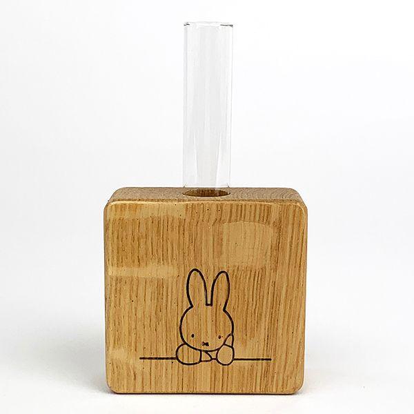 ミッフィー-miffy-グリーンインテリア（スクエア）-ミッフィー-鉢植え-ミニウッド-茶色-グッズ 商品画像2：キャラグッズPERFECT WORLD TOKYO