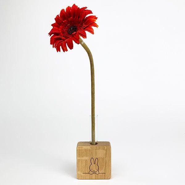 ミッフィー-miffy-グリーンインテリア（スクエア）-ミッフィー-鉢植え-ミニウッド-茶色-グッズ 商品画像5：キャラグッズPERFECT WORLD TOKYO
