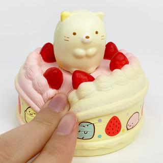 すみっコぐらし-ねこ-スクイッシーMC-マグネットケーキ-ねこ