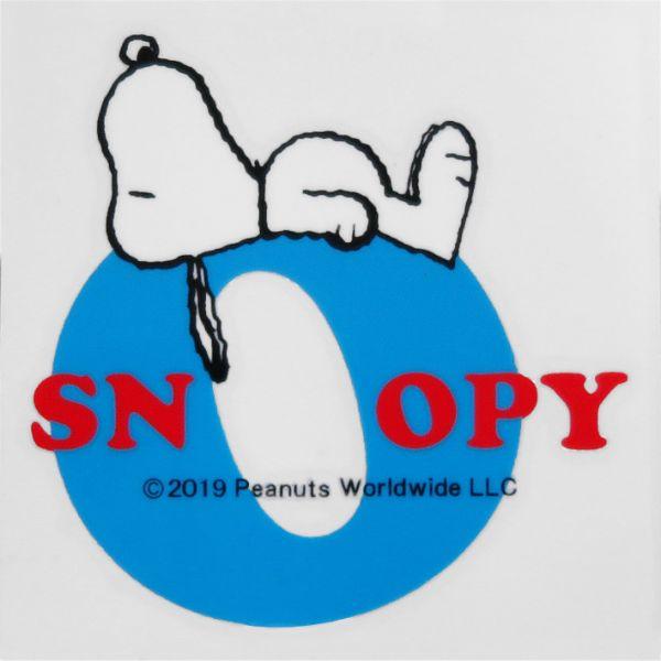 スヌーピー-PEANUTS-イニシャルステッカー-SNOOPY-O-ステッカーシール