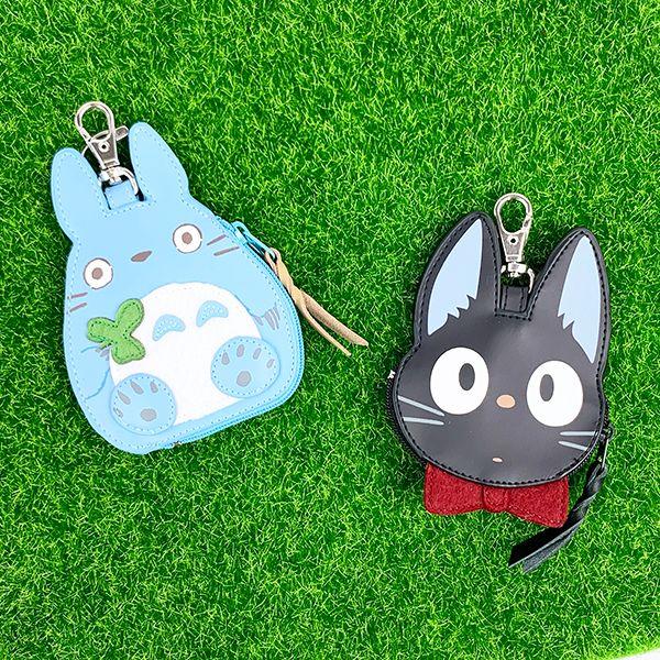 となりのトトロ-中トトロ-ダイカットポーチ-小銭入れ-コインケース-キーケース-小物入れ-ブルー 商品画像7：キャラグッズPERFECT WORLD TOKYO