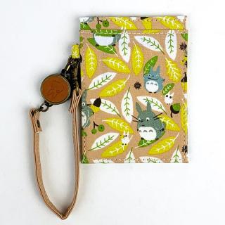 ojaga design × ジブリ となりのトトロ パスケース ojaga design 「となりのトトロ」大トトロパスケース レザーパス