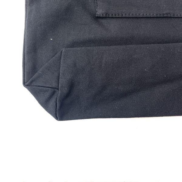 ミッフィー-トートバッグ-フェイス-ブラック-黒帆布 商品画像4：キャラグッズPERFECT WORLD TOKYO