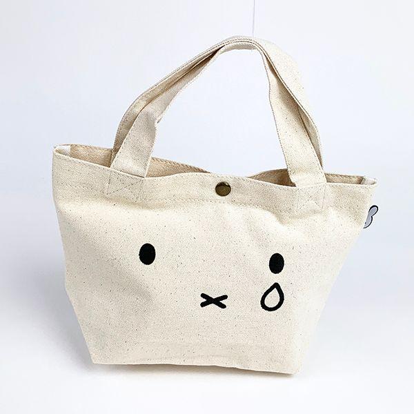 miffy-ミッフィー-ミニトート-フェイス泣き顔-ミニバッグ-トート-ランチバッグ-グッズ 商品画像7：キャラグッズPERFECT WORLD TOKYO