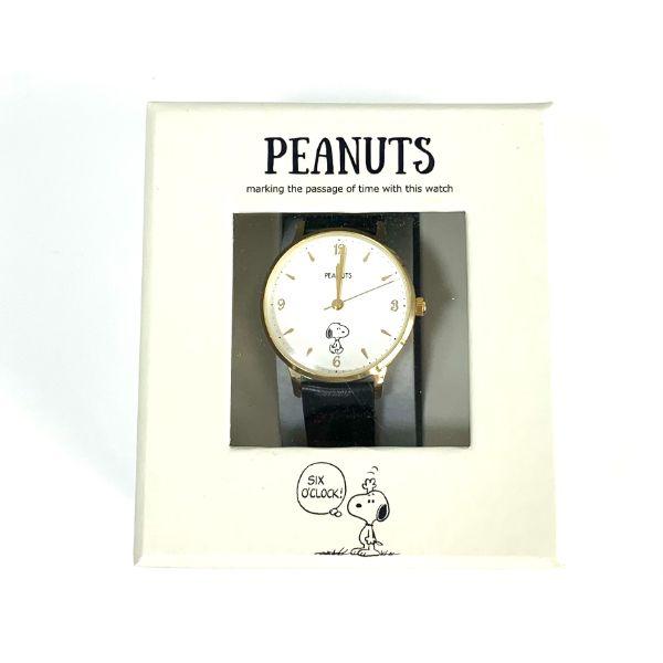 PEANUTS-スヌーピー-シングルカラーウォッチ　BK-腕時計　アクセサリー-ブラック-グッズ-日本製 商品画像2：キャラグッズPERFECT WORLD TOKYO