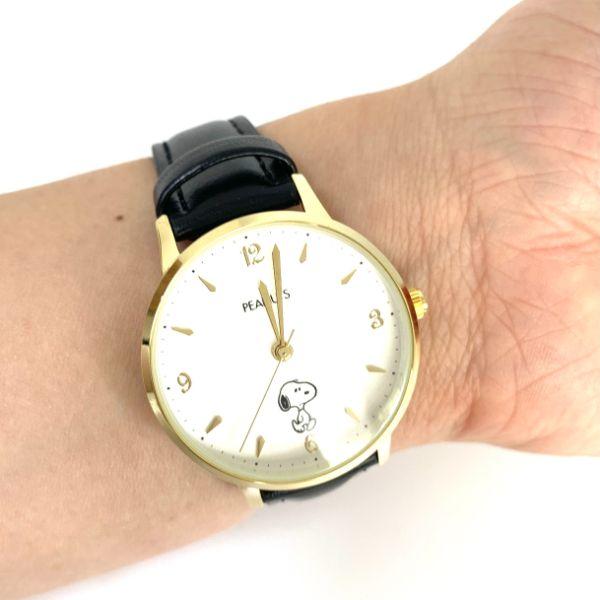 PEANUTS-スヌーピー-シングルカラーウォッチ　BK-腕時計　アクセサリー-ブラック-グッズ-日本製 商品画像3：キャラグッズPERFECT WORLD TOKYO