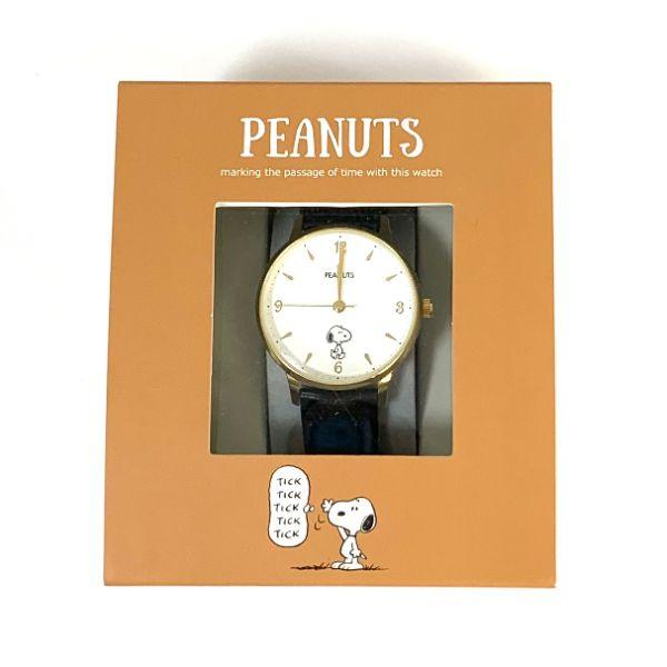 PEANUTS-スヌーピー-シングルカラーウォッチ　BK-腕時計　アクセサリー-ブラ･･･
