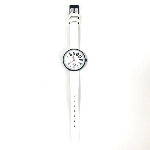 PEANUTS-スヌーピー-タイポレザーウォッチ　GY-腕時計　アクセサリー-グレー-グッズ-日本製 商品画像4：キャラグッズPERFECT WORLD TOKYO
