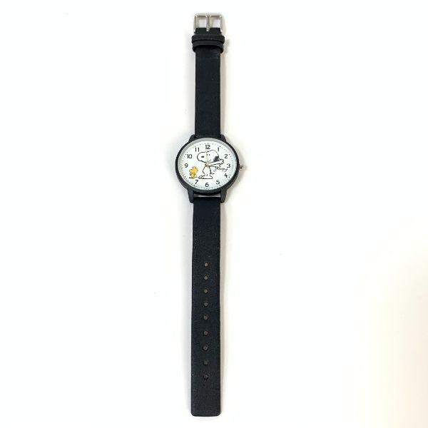 PEANUTS-スヌーピー-ローリングバンドウォッチ　BK-腕時計　アクセサリー　ウッドストック-ブラック-グッズ-日本製 商品画像3：キャラグッズPERFECT WORLD TOKYO