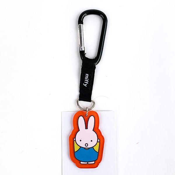 ミッフィー-miffy-カラビナ付きアクリルキーホルダー（OR）-キーホルダー--グ･･･