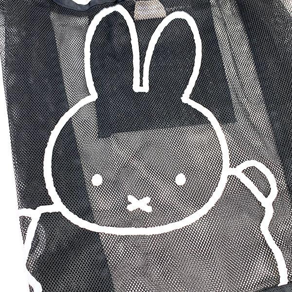 ミッフィー-miffy-メッシュエコバッグ-BK-バッグ-ブラック 商品画像3：キャラグッズPERFECT WORLD TOKYO