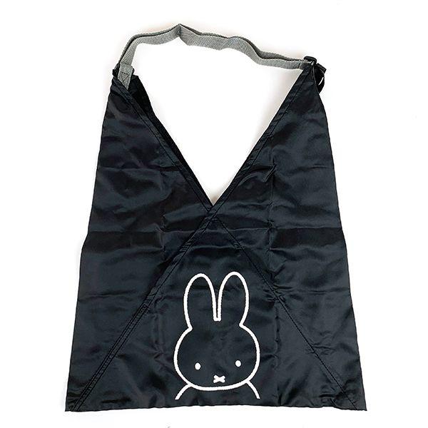 ミッフィー-miffy-A-BAG-ブラック-バッグ-Aライン-あずま袋-エコバッグ-コン･･･