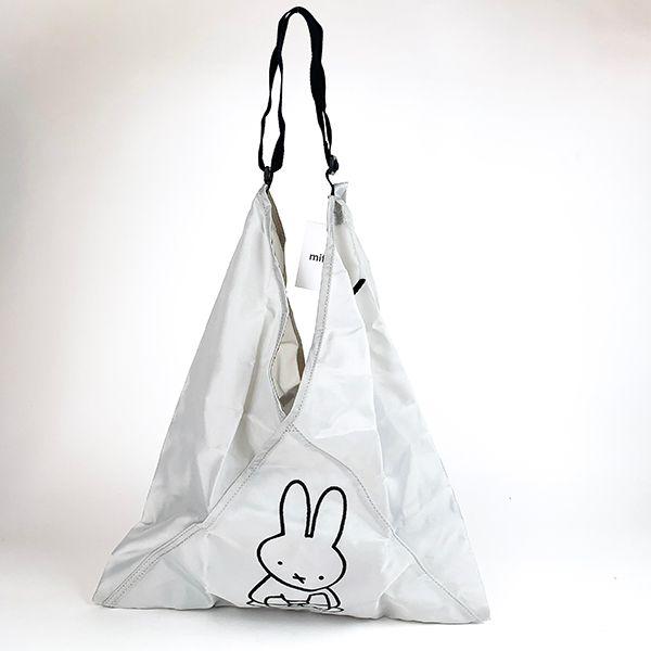 ミッフィー-miffy-A-BAG-グレー-バッグ-Aライン-あずま袋-エコバッグ-コンパクト-グレー-グッズ 商品画像5：キャラグッズPERFECT WORLD TOKYO