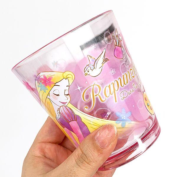 ディズニー-ラプンツェル-ドットタンブラー　ラプンツェル-コップ　プリンセス　ピンク　アウトドア-グッズ 商品画像3：キャラグッズPERFECT WORLD TOKYO