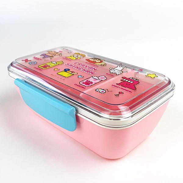 クレヨンしんちゃん-しんちゃん-ふわっとランチボックス-ビット-ランチボックス-お弁当箱-ベビー-ピンク-グッズ-日本製 商品画像2：キャラグッズPERFECT WORLD TOKYO
