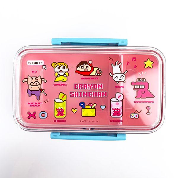 クレヨンしんちゃん-しんちゃん-ふわっとランチボックス-ビット-ランチボックス-お弁当箱-ベビー-ピンク-グッズ-日本製 商品画像1：キャラグッズPERFECT WORLD TOKYO