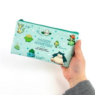 ポケットモンスター-ポケモン-フラットマルチポーチ-カラーズ-グリーン