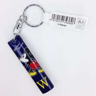 ディズニー-ミッキー＆ミニー-イニシャルキーホルダー-W-グッズ