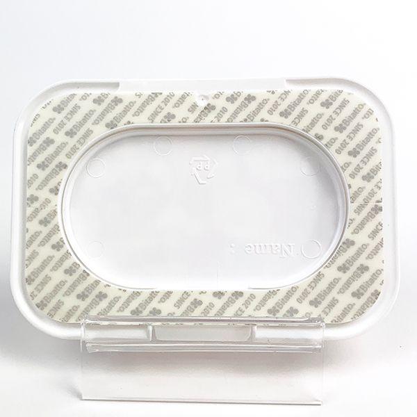 こびとづかん-ビタット-シュウゴウ-コビトタチ-ウエットシートのフタ-ベビー-白-グッズ 商品画像3：キャラグッズPERFECT WORLD TOKYO