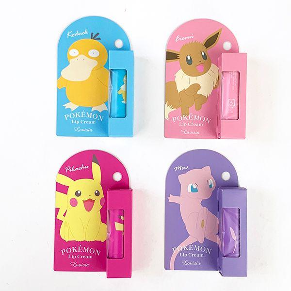 ポケットモンスター-イーブイ-リップクリーム-リップ-コスメ-ポケモン-ピンク-グッズ-韓国製 商品画像3：キャラグッズPERFECT WORLD TOKYO
