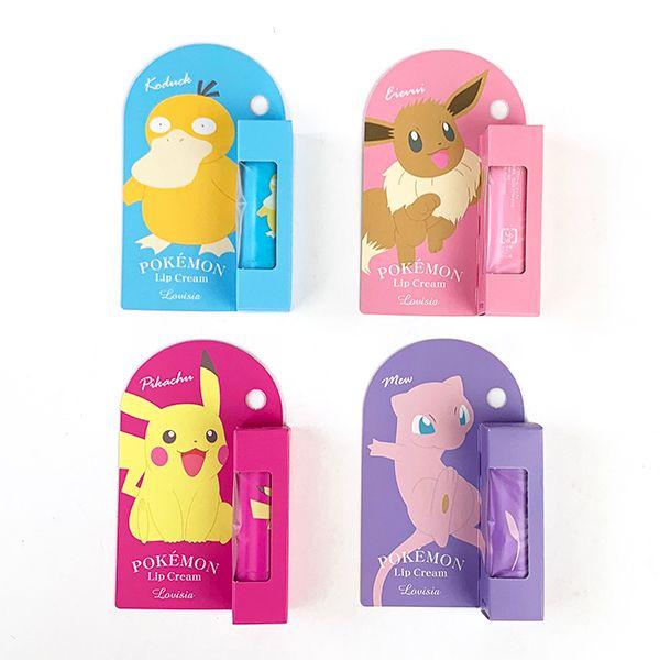 ポケットモンスター-ミュウ-リップクリーム-リップ-コスメ-ポケモン-パープル-グッズ-韓国製 商品画像3：キャラグッズPERFECT WORLD TOKYO