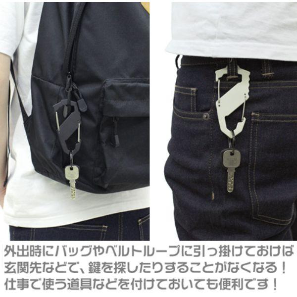 エヴァンゲリオン-NERV-EVANGELION　エヴァ零号機-カラビナS型-キーホルダー-MOSS　カーキ-　-日本製 商品画像6：キャラグッズPERFECT WORLD TOKYO