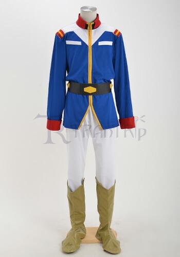 機動戦士ガンダム-地球連邦軍男子制服-ブルーver.Mens-L-コスチューム 商品画像4：キャラグッズPERFECT WORLD TOKYO