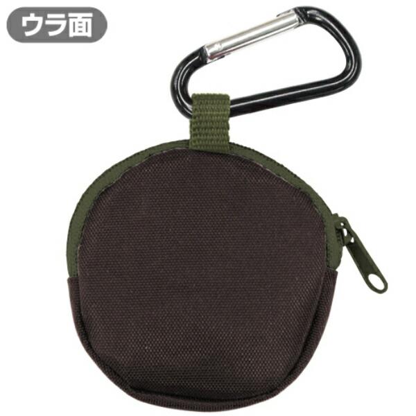 GUNDAM-ジオン-機動戦士ガンダムジオン軍-迷彩コインケース-イヤホンポーチ-小物入れ-ブラウン-カモフラ---日本製 商品画像2：キャラグッズPERFECT WORLD TOKYO