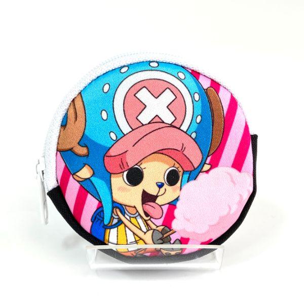 ワンピース-チョッパー-わたあめ大好きチョッパー-イヤホンポーチ-小物入れ-ブラック-　-日本製 商品画像3：キャラグッズPERFECT WORLD TOKYO