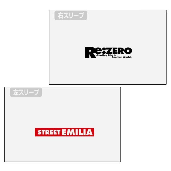 Re:ゼロ-エミリア-Re:ゼロから始める異世界生活-エミリア-冷感両面グラフィックTシャツ-ストリート--ホワイト-Lサイズ 商品画像4：キャラグッズPERFECT WORLD TOKYO